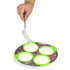 Silicone Idli Liners Original 8 Pcs, Green